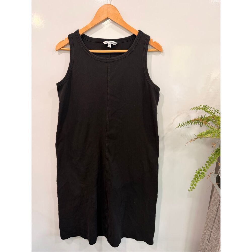 Elizabeth and James Black Tank Dress Cotton L
